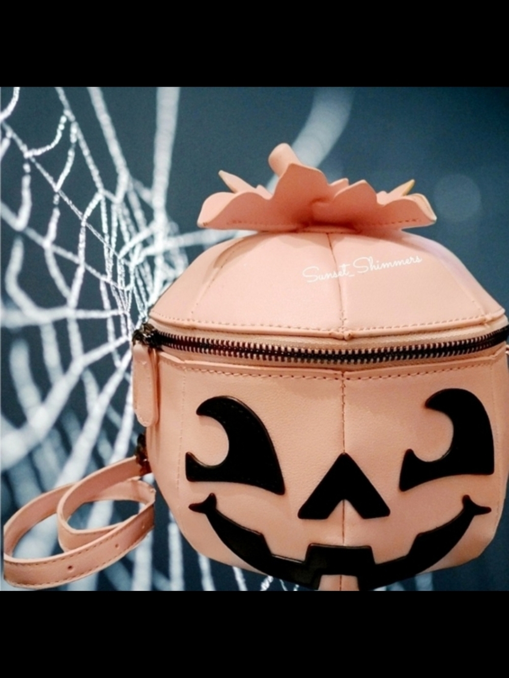 TikTok TRENDING Mad Engine PINK JACK PUMPKIN Crossbody Bag Purse Halloween New